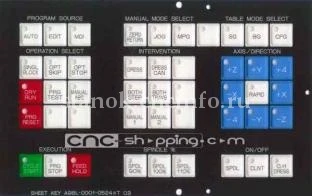 Клавиатура для станков с ЧПУ Fanuc A98L-0001-0524#T